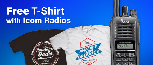 Free Shirt with Icom Radios