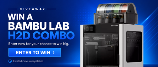 Bambu Lab Sweepstakes at GigaParts