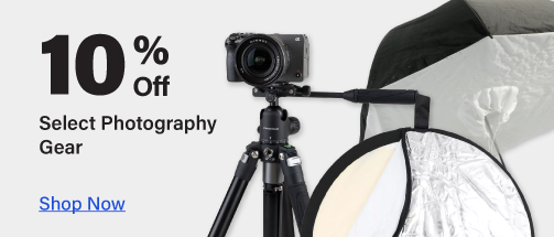 10% Off Photography Gear